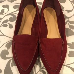 Red Flats like new condition! Size 7.5.